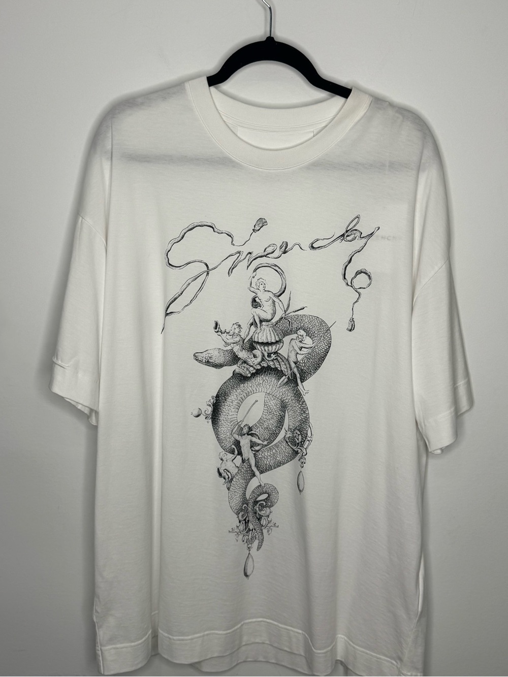 Givenchy Snake and Chandelier Print T-Shirt White Men’s 3XL